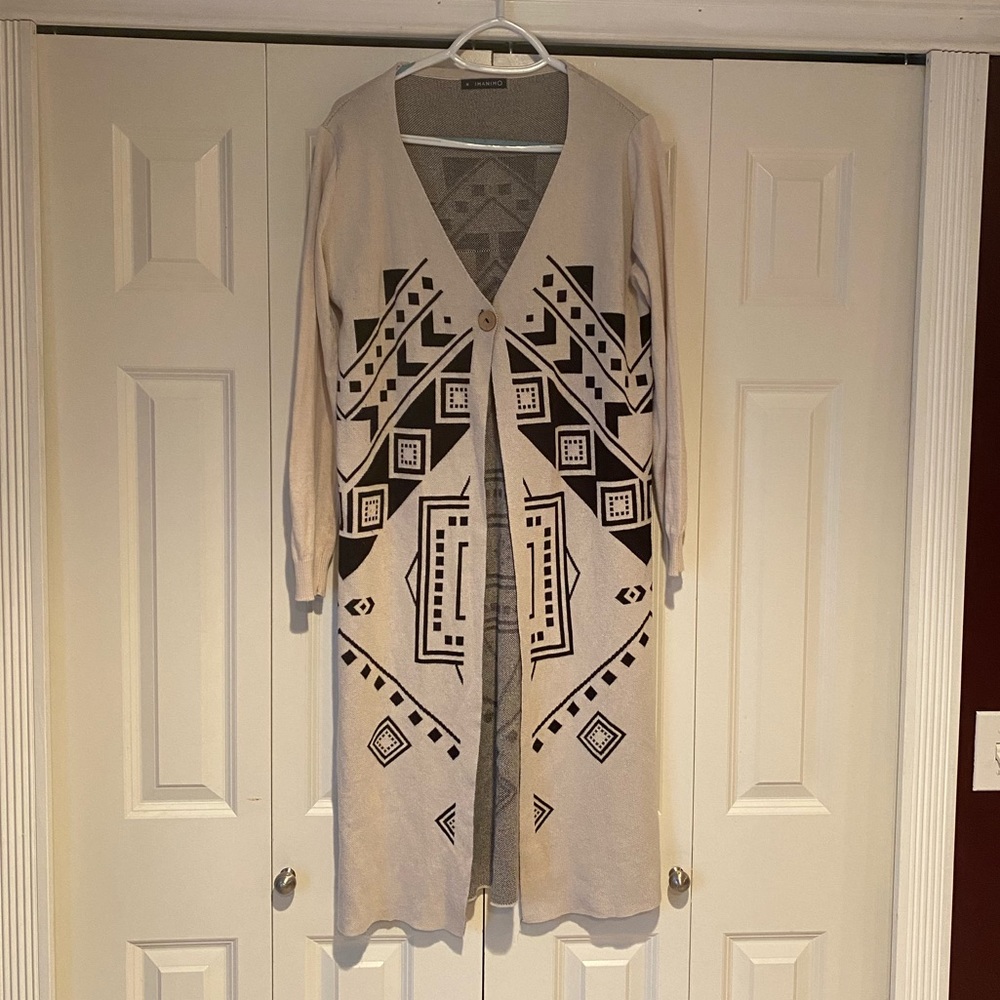Imanimo Long Maternity Cardigan